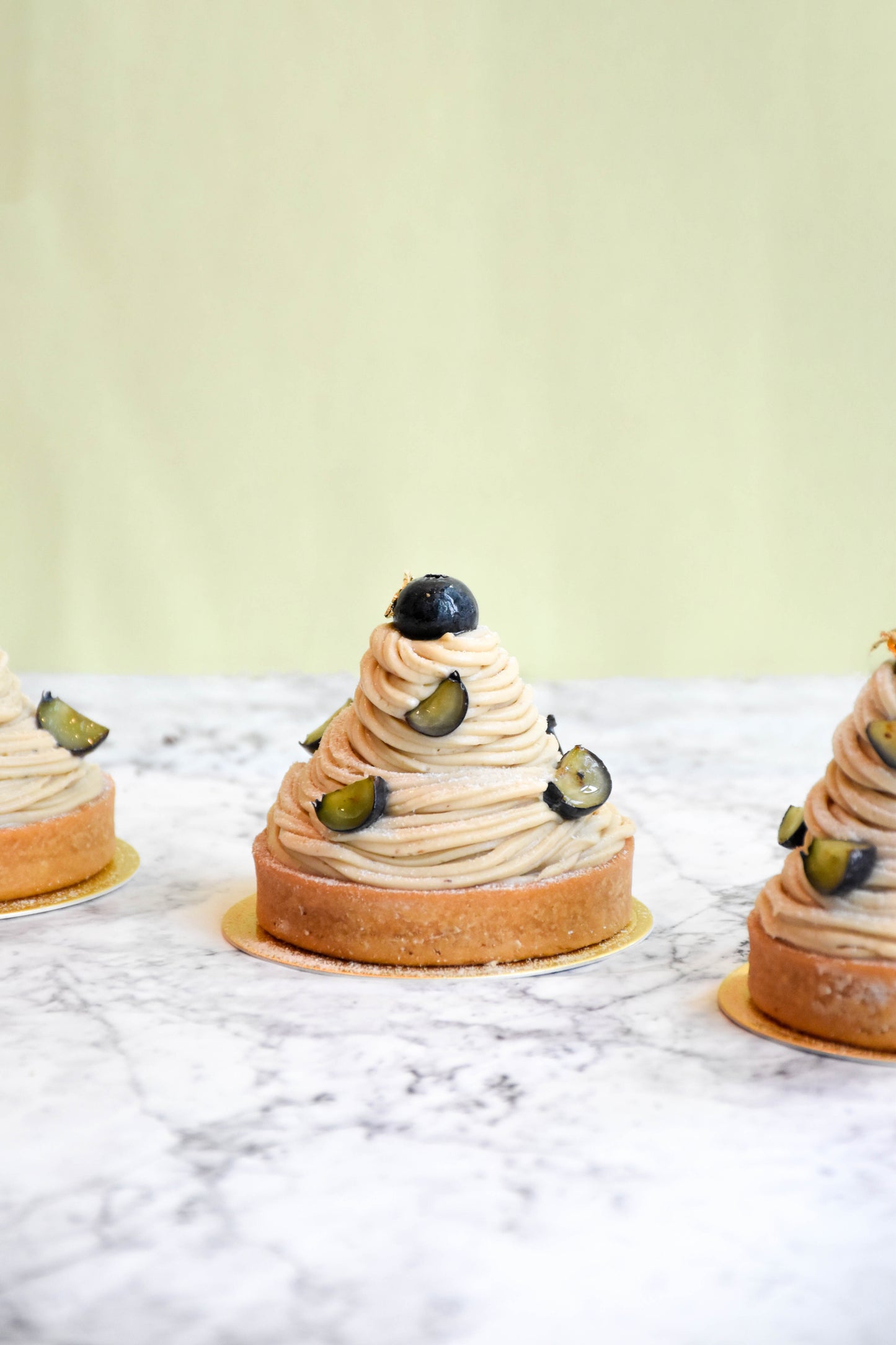 Mont Blanc Chestnut Tart