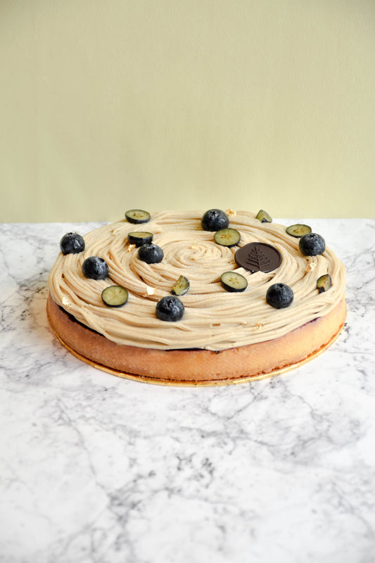 Mont Blanc Chestnut Tart