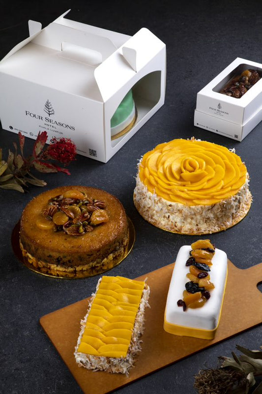 Mango Marble Cake